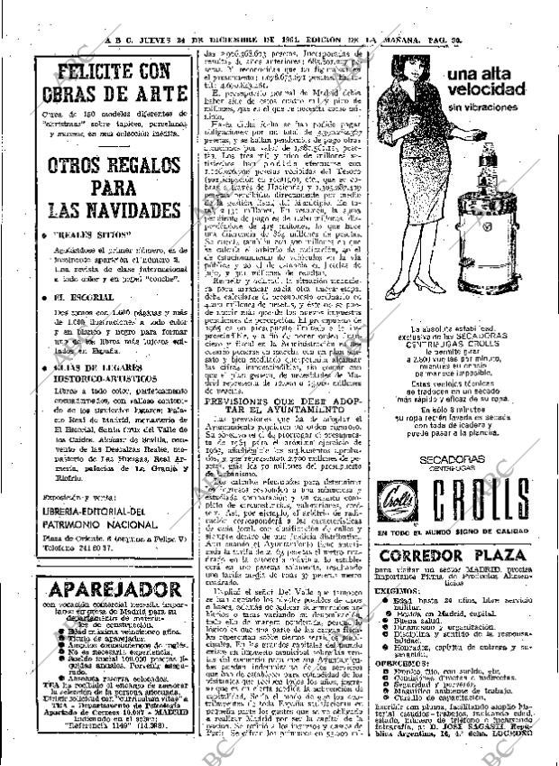 ABC MADRID 24-12-1964 página 90