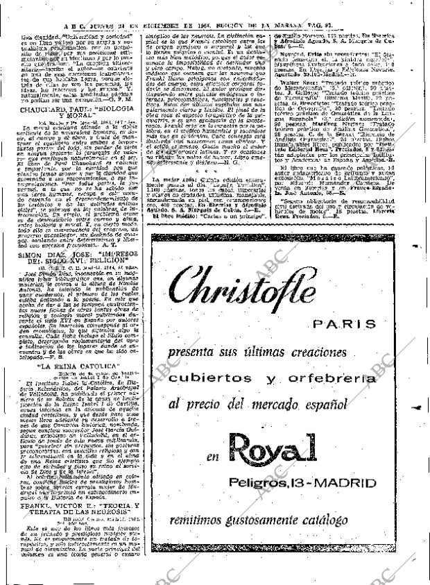 ABC MADRID 24-12-1964 página 97