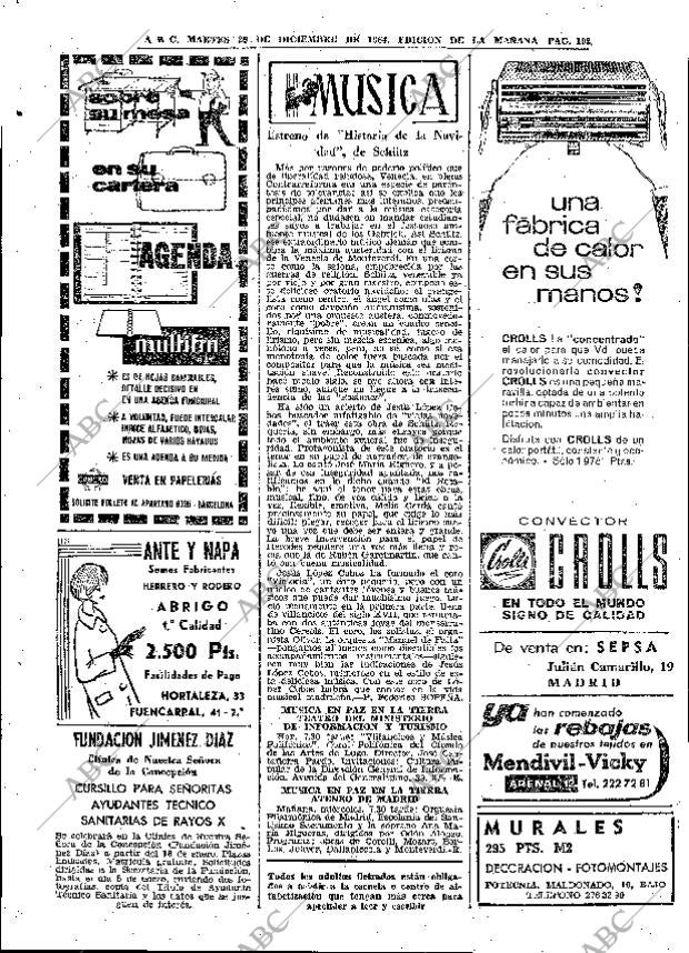 ABC MADRID 29-12-1964 página 102