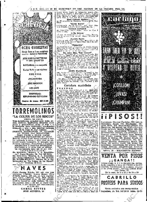 ABC MADRID 29-12-1964 página 104