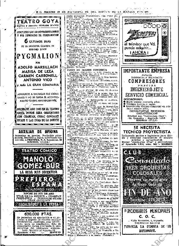 ABC MADRID 29-12-1964 página 106