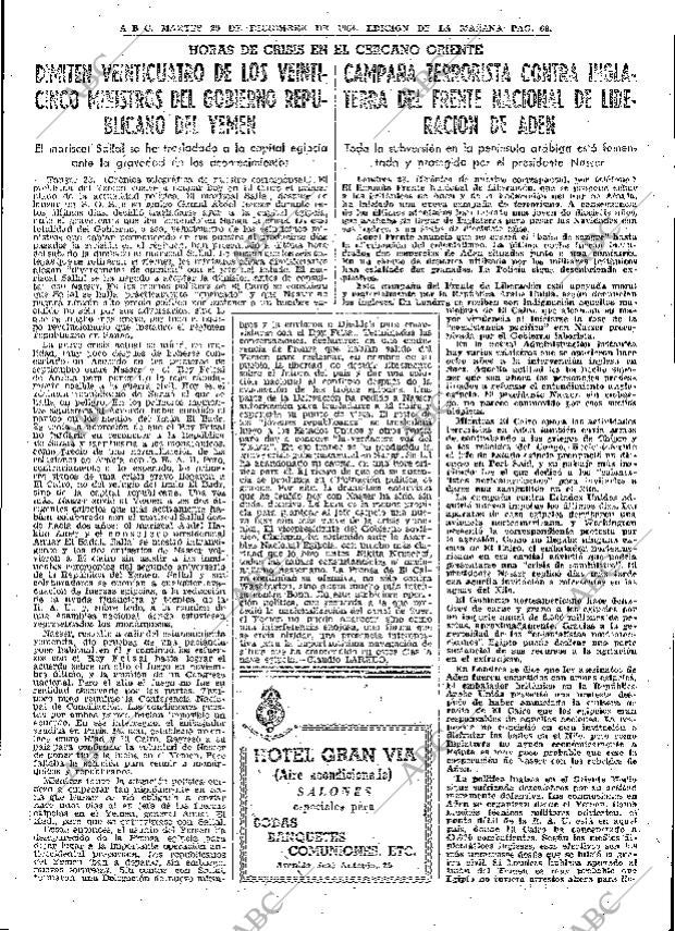 ABC MADRID 29-12-1964 página 69