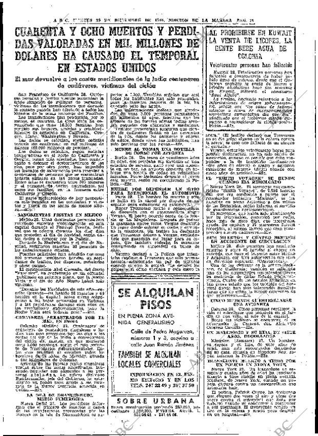 ABC MADRID 29-12-1964 página 75