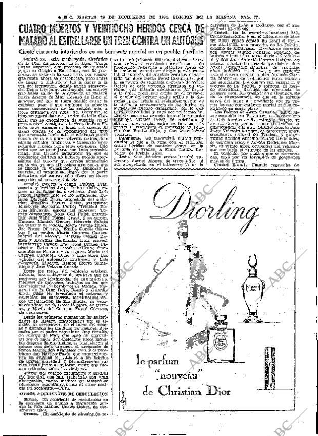 ABC MADRID 29-12-1964 página 77