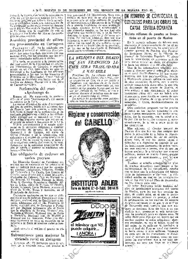 ABC MADRID 29-12-1964 página 80