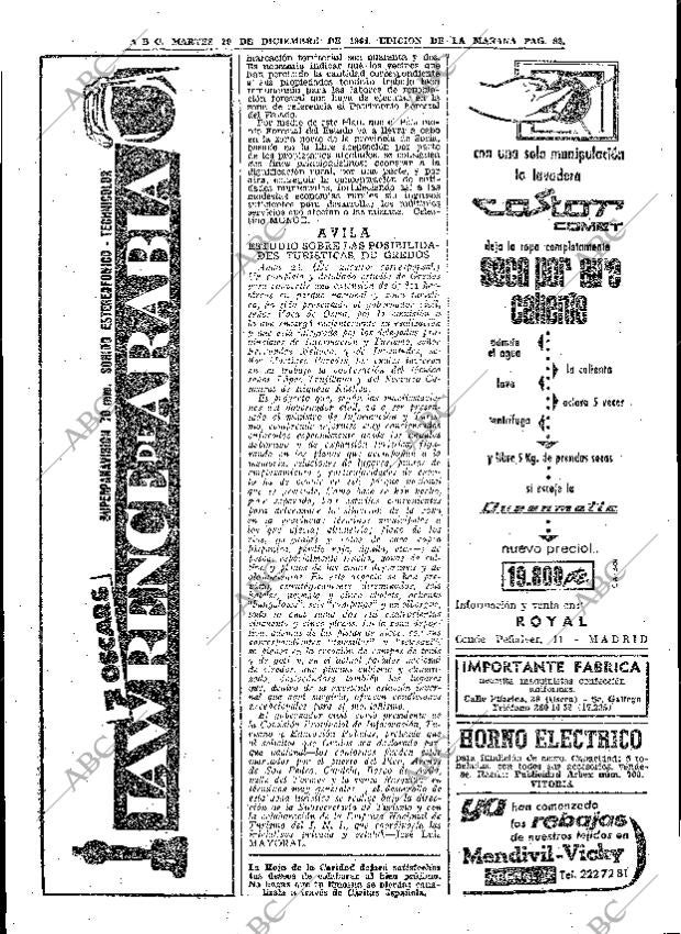 ABC MADRID 29-12-1964 página 82