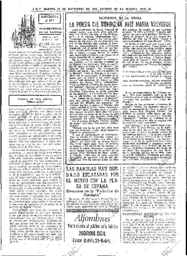 ABC MADRID 29-12-1964 página 83
