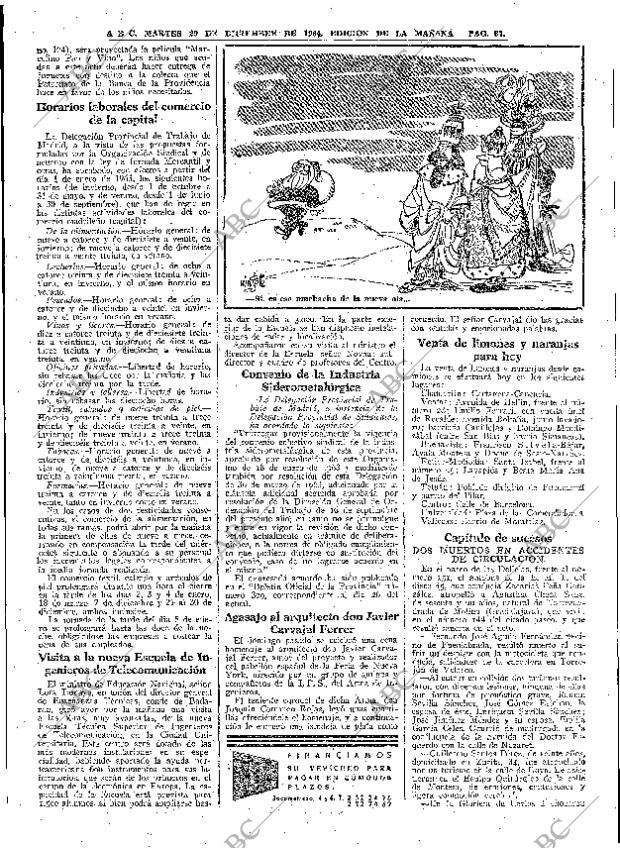 ABC MADRID 29-12-1964 página 87