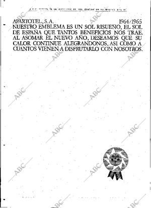 ABC MADRID 29-12-1964 página 92