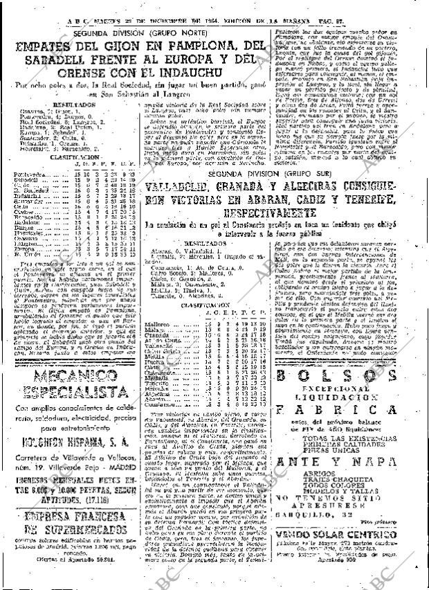 ABC MADRID 29-12-1964 página 97