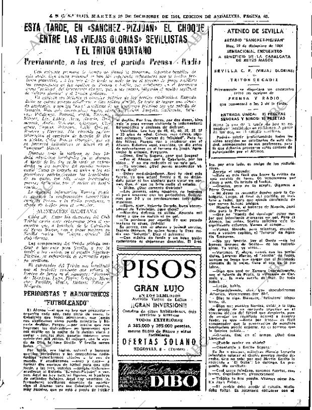 ABC SEVILLA 29-12-1964 página 69