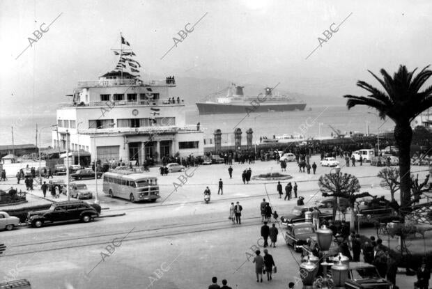 Vista general del club Naútico de Vigo