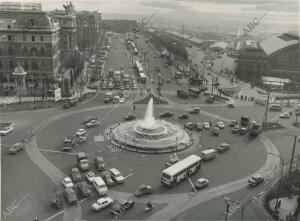 Vista aérea de la glorieta de Carlos V