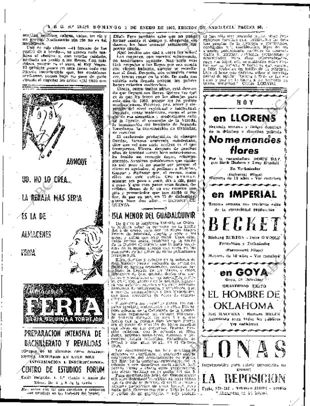 ABC SEVILLA 03-01-1965 página 90