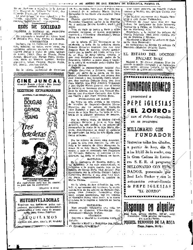 ABC SEVILLA 09-01-1965 página 28
