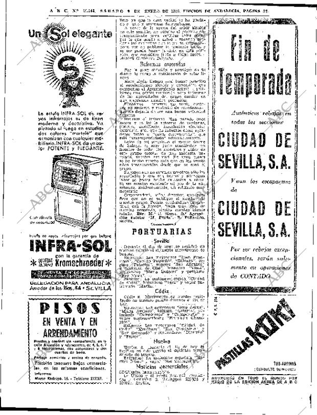 ABC SEVILLA 09-01-1965 página 38