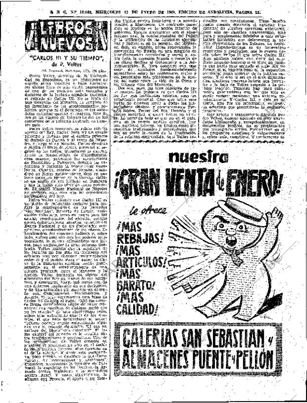 ABC SEVILLA 13-01-1965 página 23