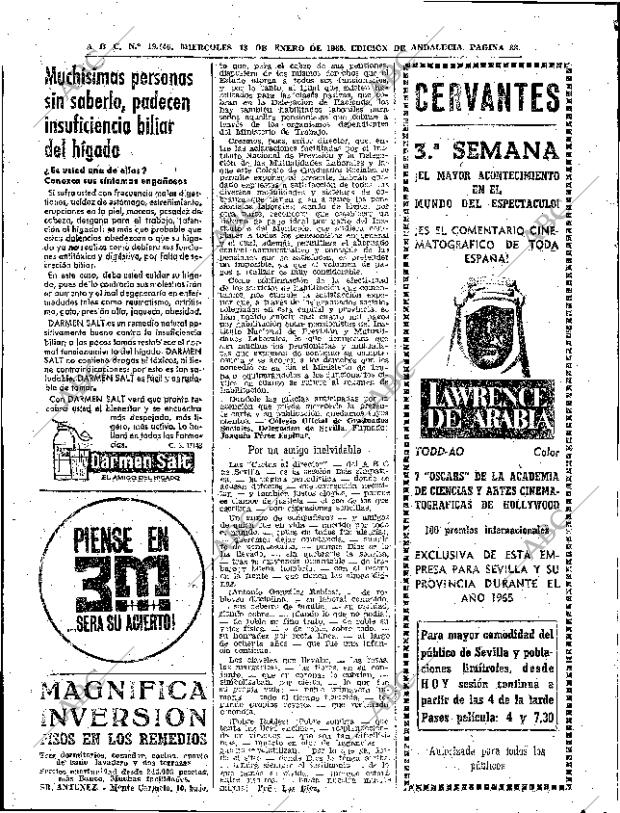 ABC SEVILLA 13-01-1965 página 38