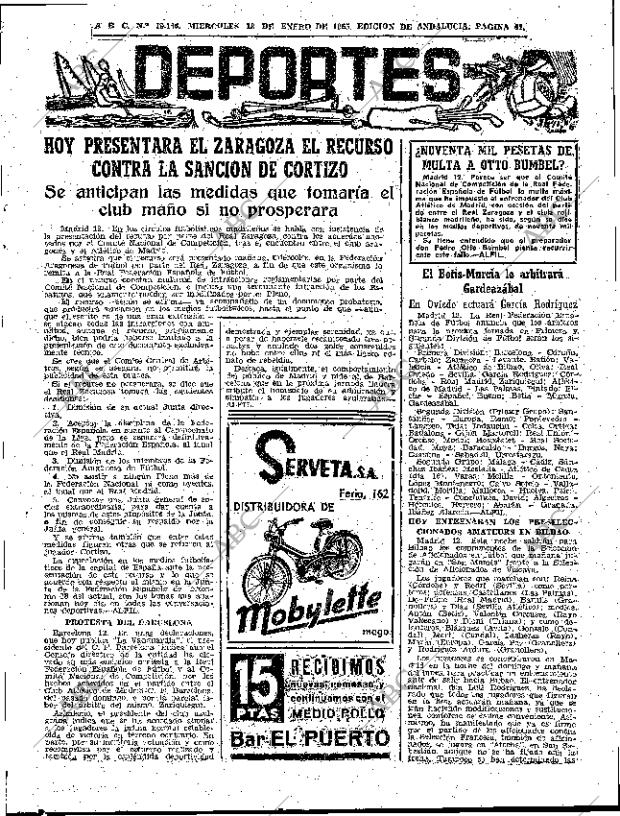 ABC SEVILLA 13-01-1965 página 41