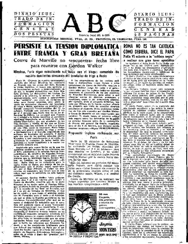 ABC SEVILLA 15-01-1965 página 15