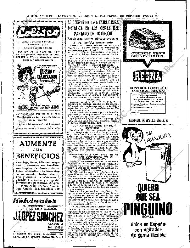 ABC SEVILLA 15-01-1965 página 22