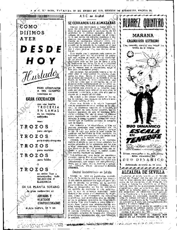 ABC SEVILLA 15-01-1965 página 24