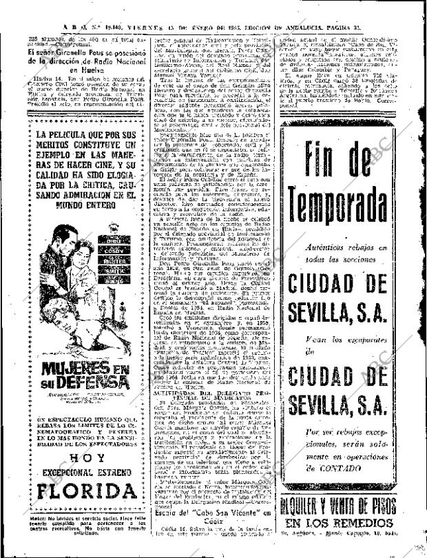 ABC SEVILLA 15-01-1965 página 32