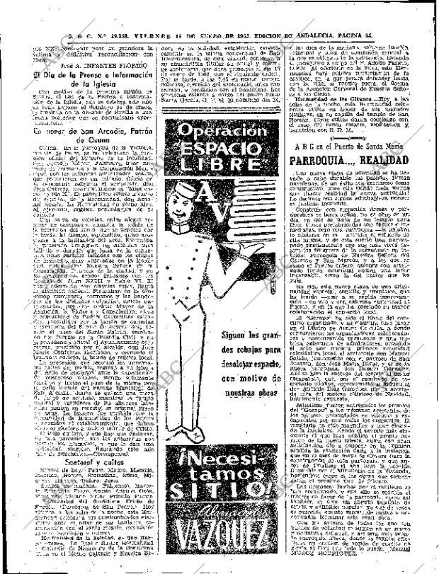 ABC SEVILLA 15-01-1965 página 34