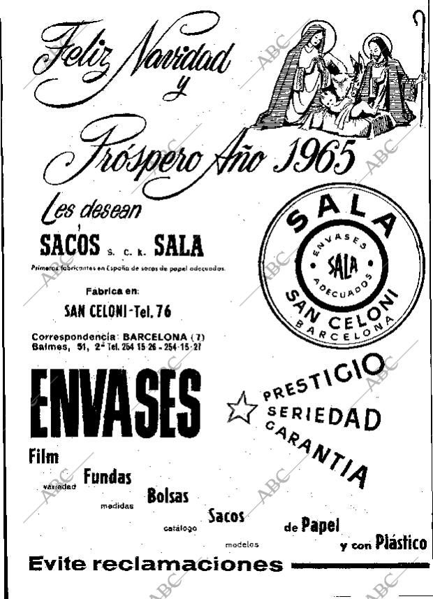 ABC MADRID 16-01-1965 página 26