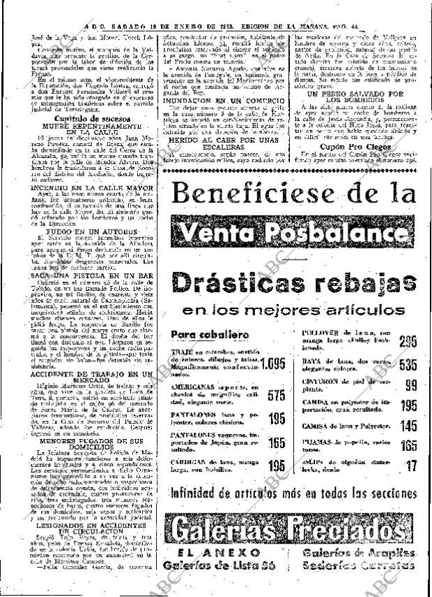 ABC MADRID 16-01-1965 página 49