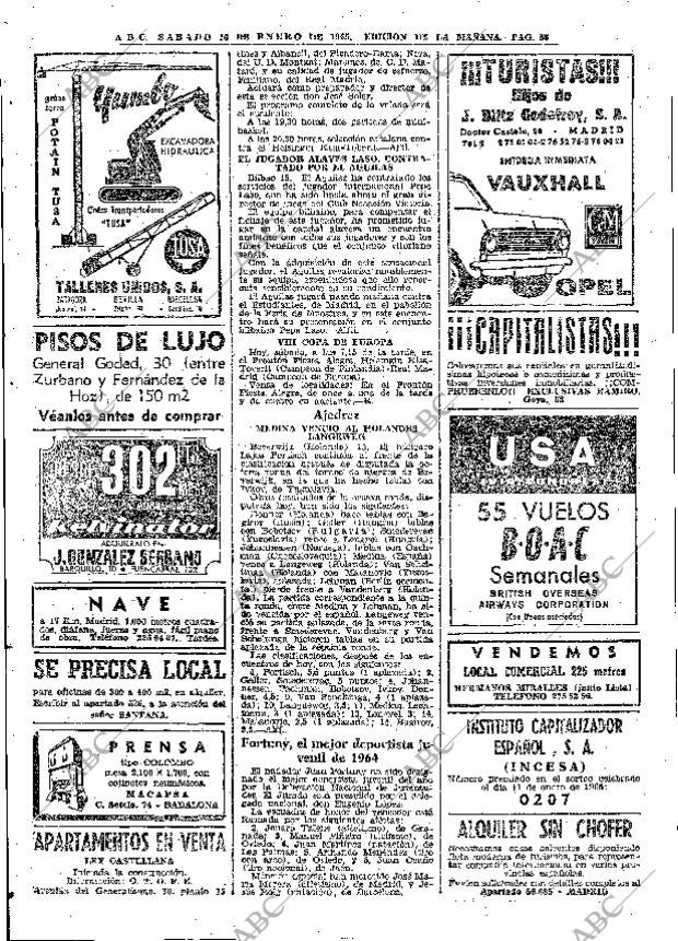 ABC MADRID 16-01-1965 página 58