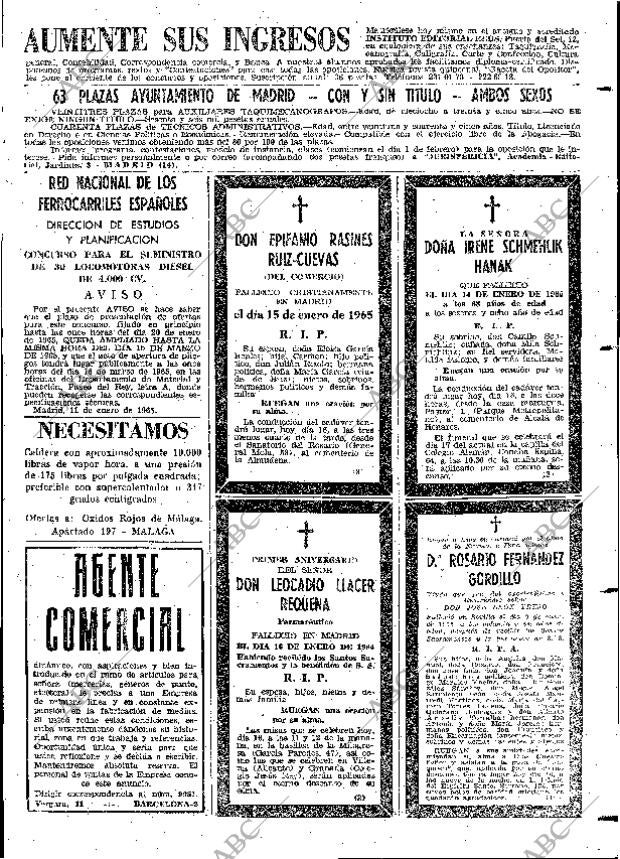 ABC MADRID 16-01-1965 página 81