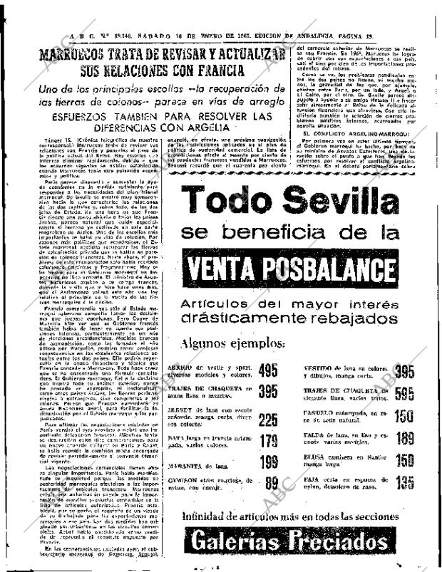 ABC SEVILLA 16-01-1965 página 19