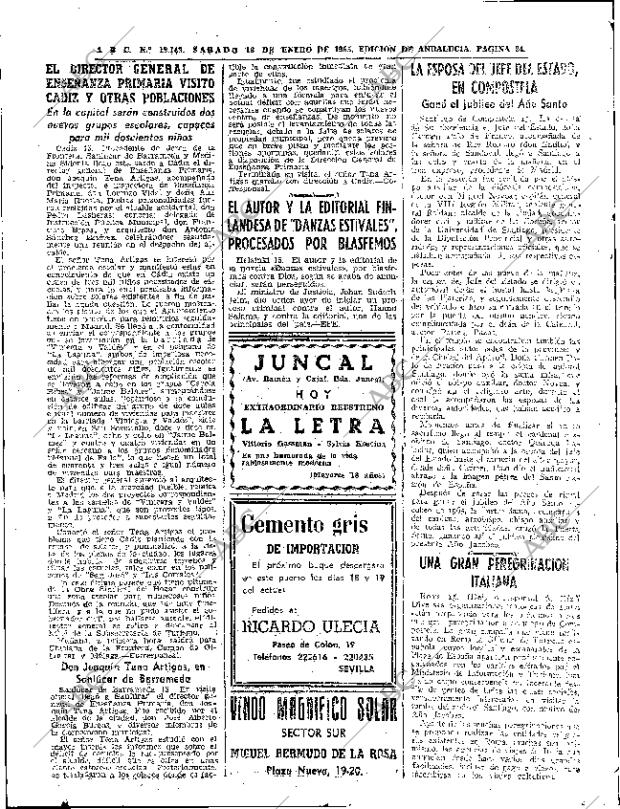 ABC SEVILLA 16-01-1965 página 24