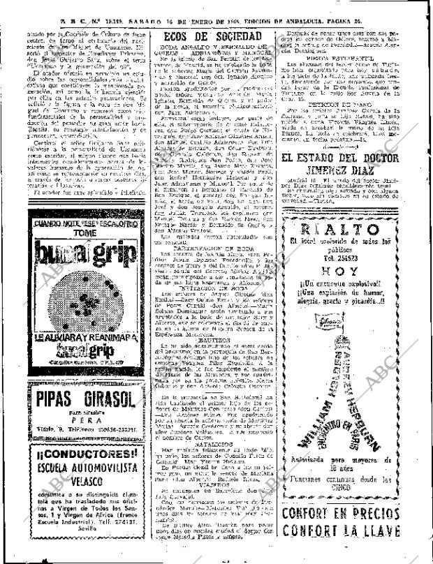 ABC SEVILLA 16-01-1965 página 26