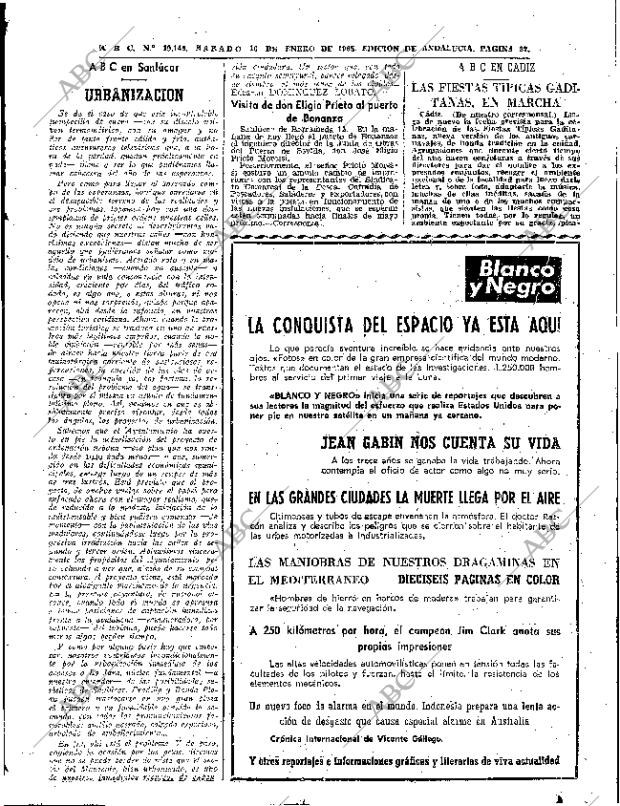 ABC SEVILLA 16-01-1965 página 27