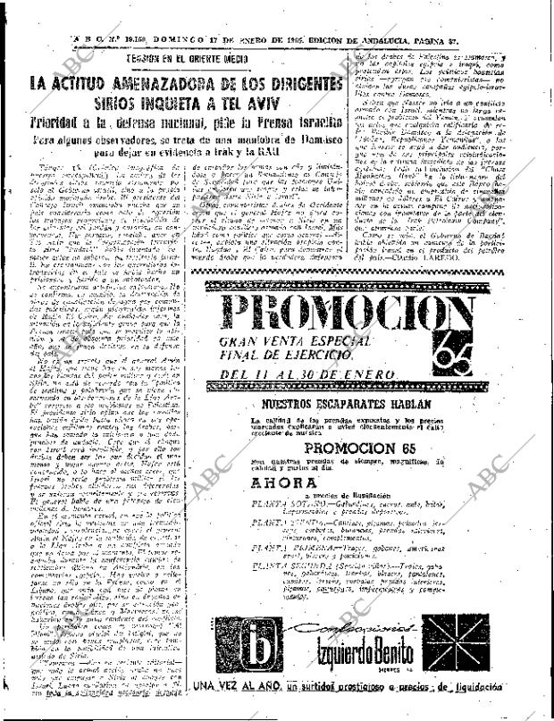 ABC SEVILLA 17-01-1965 página 37