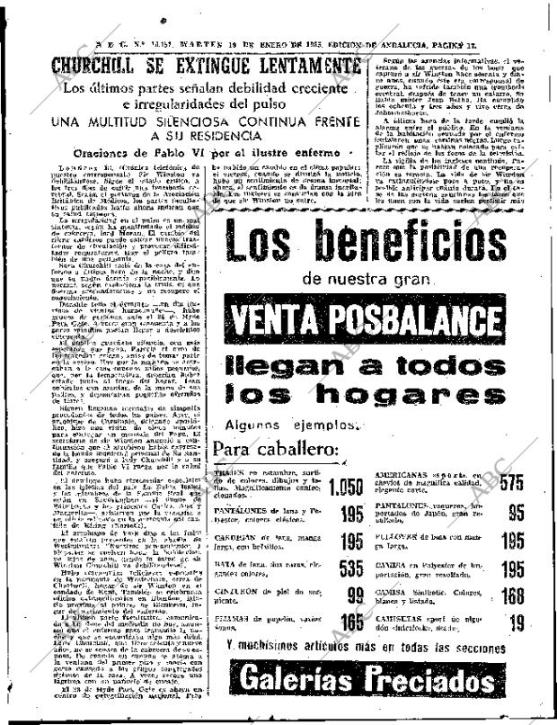 ABC SEVILLA 19-01-1965 página 17