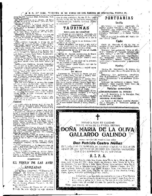 ABC SEVILLA 19-01-1965 página 49