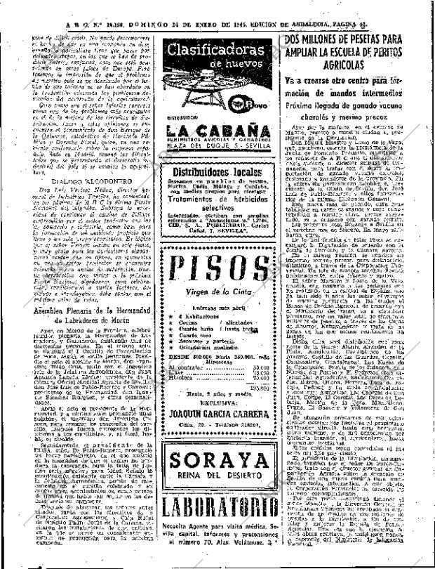 ABC SEVILLA 24-01-1965 página 42