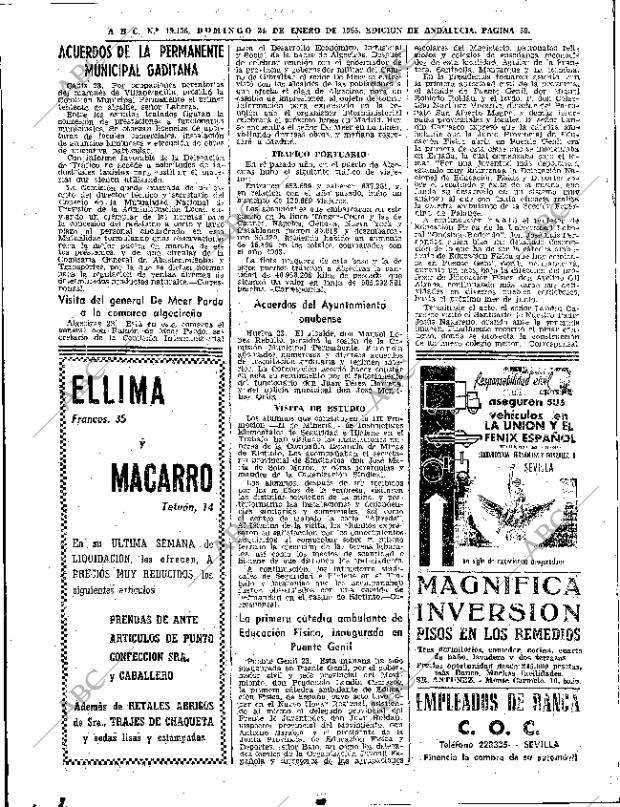 ABC SEVILLA 24-01-1965 página 50