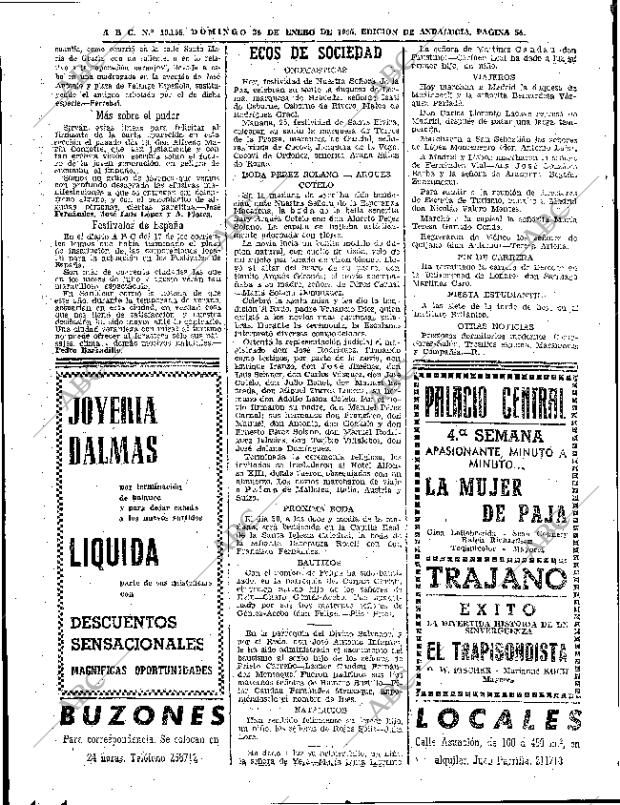 ABC SEVILLA 24-01-1965 página 54