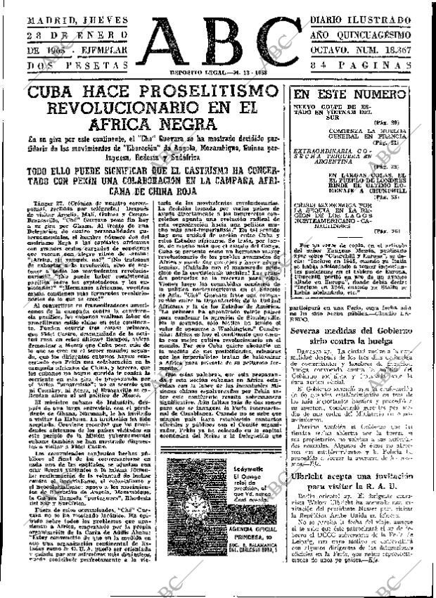 ABC MADRID 28-01-1965 página 27