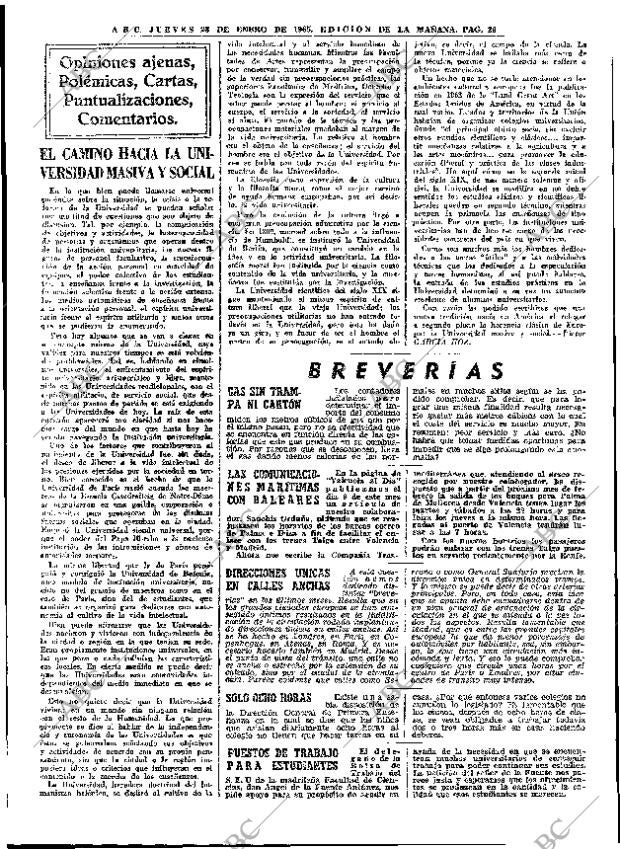 ABC MADRID 28-01-1965 página 28