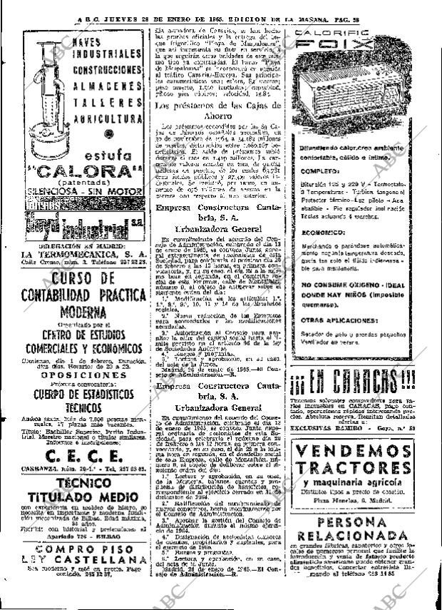 ABC MADRID 28-01-1965 página 58