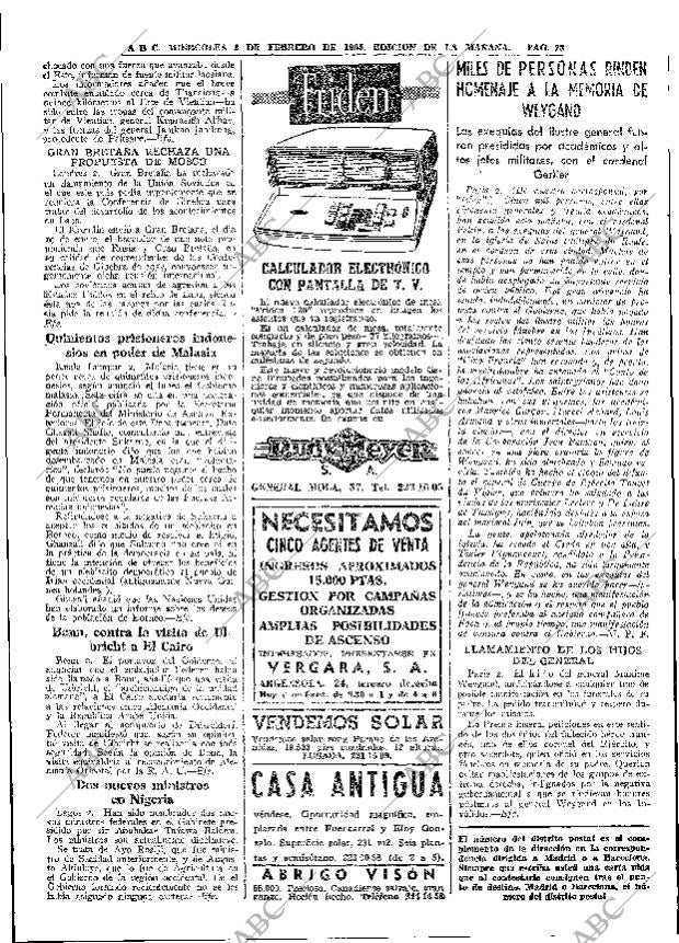 ABC MADRID 03-02-1965 página 28