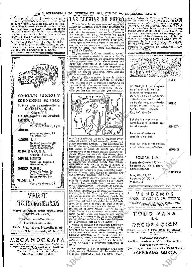 ABC MADRID 03-02-1965 página 40