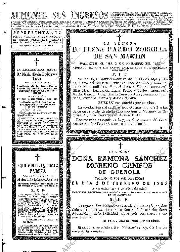 ABC MADRID 03-02-1965 página 74