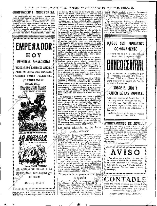 ABC SEVILLA 04-02-1965 página 32