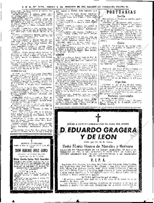 ABC SEVILLA 04-02-1965 página 44